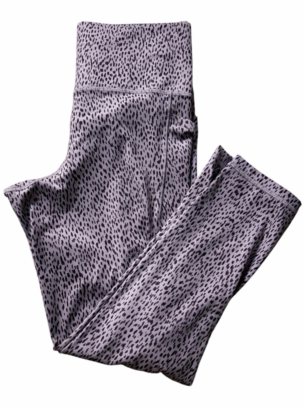 Athleta Salutation Stash Pocket II Textured 7/8 Tight Black/Sea Salt Size Medium - Picture 3 of 7